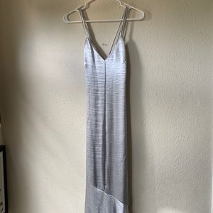H&M Silver Gown *Never Worn, Still With Tags*